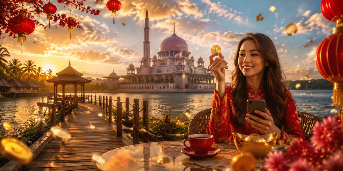 Pengguna mengakses taruhan bola sepak mudah alih ss16 bergaya Melayu di Putrajaya